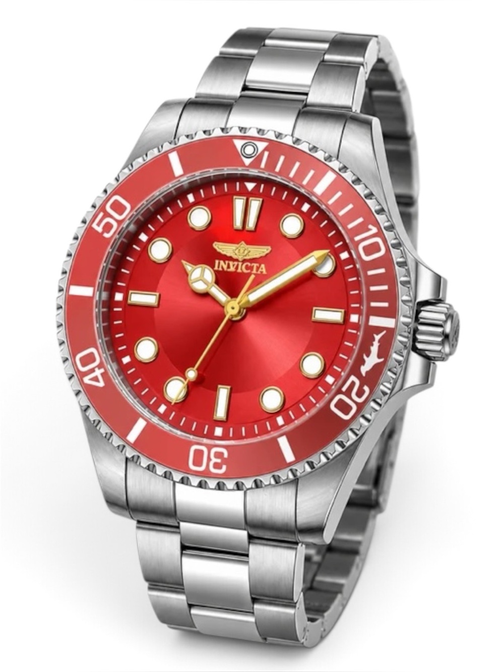 New In Case | Women’s Invicta Pro Diver Watch 50946 | Red Orange Dial